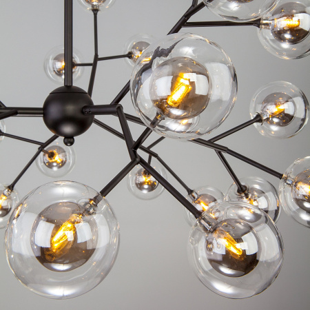 Подвесная люстра с плафонами 27*G4 3Вт черный IP20 Pallina (545 черный) Bogate's