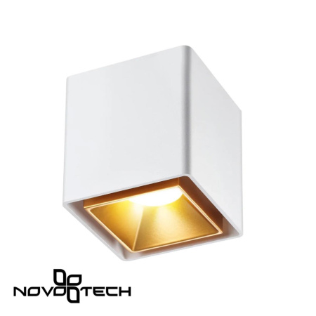 Св-к накл.IP20 LED 4000K 10W 220V RECTE белый/золото B NOVOTECH