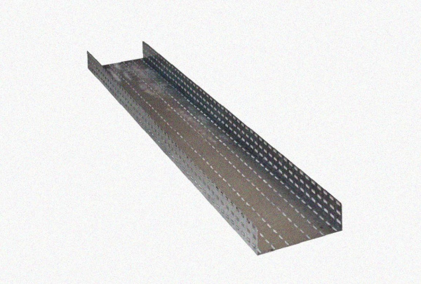 Лоток перфорированный ЛМ 400х80х2000 УХЛ1, оцинкованный лист S1,0