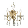 Бра E14 2*40W VERSIA золотой/хрусталь ODEON LIGHT