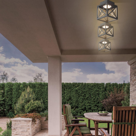 Ландшафтн.потолочн.св-к IP54 LED 4000K 10W 100-240V DANTELA темно-серый NOVOTECH