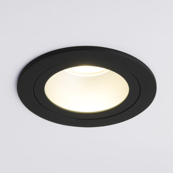 Встраиваемый точечный светильник GU10 серебряный IP20 (a053354) Elektrostandard