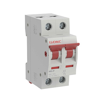 Выключатель нагрузки модульный YON max типа MSD 2П 63А DKC