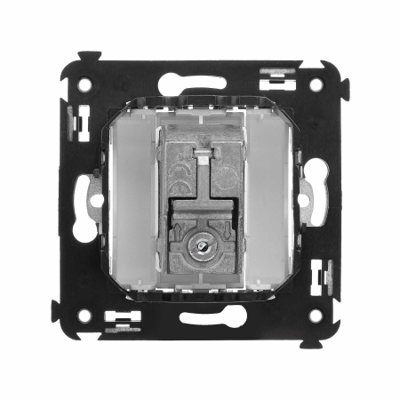 Розетка TV проходная в стену, "Avanti", "Белое облако" DKC