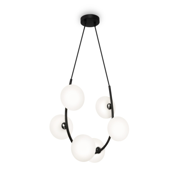 Люстра 6*G9 25Вт Черный IP20 Perlina FR4005PL-06B2 Freya