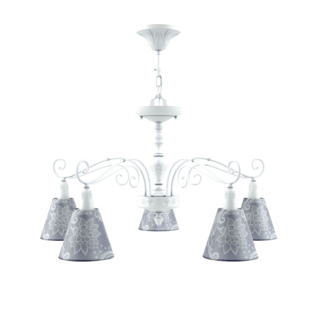 Люстра 5*E14 40Вт Матовый Белый IP20 Provence 6 E4-05-WM-LMP-O-3 Maytoni