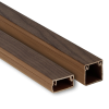 Канал кабельный (40х16) (30 м) темное дерево EKF-Plast