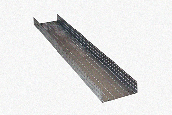 Лоток перфорированный ЛМ 150х100х3000 УТ1,5, оцинкованный лист, S1,2