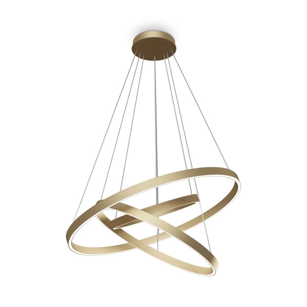 Подвесной светильник LED 108Вт Латунь IP20 Rim MOD058PL-L100BSK Maytoni