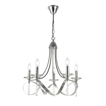 Светильник подвесной Хром E14 5*40Вт SLE120203-05 EVOLUCE