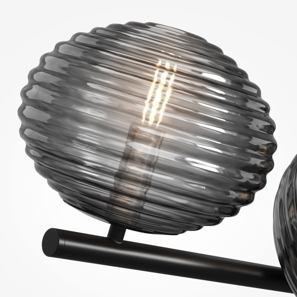 Подвесной светильник 7*E14 40Вт Черный IP20 Reels MOD268PL-07B Maytoni