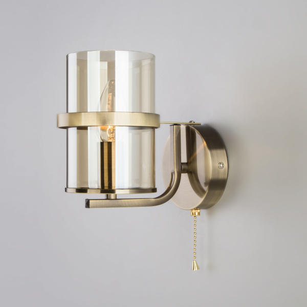 Классическое бра 1*E14 60Вт античная бронза IP20 Coppa (60085/1 античная бронза) Eurosvet