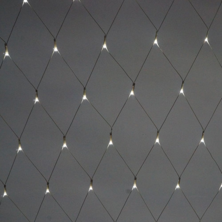 Светодиодная гирлянда Feron CL30 сеть 2х2м + 3м 230V белый c питанием от сети, прозрачный шнур