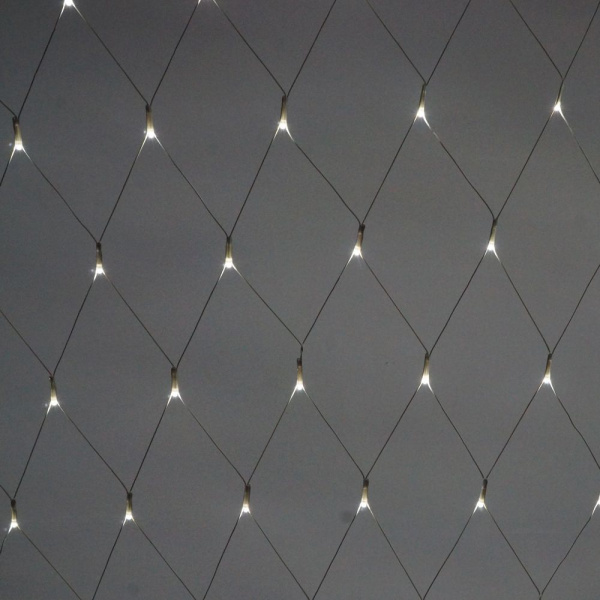 Светодиодная гирлянда Feron CL30 сеть 2х2м + 3м 230V белый c питанием от сети, прозрачный шнур