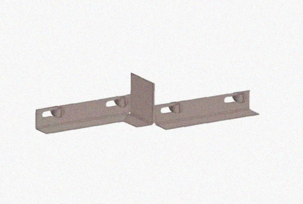 Соединитель-переходник замковый ПУгПЗ 50х100 УХЛ1, оцинкованный лист, S1,0