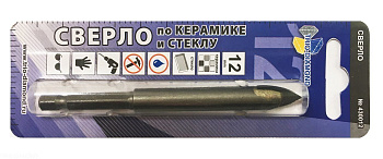 Сверло по керамике и стеклу 12мм 430012 Trio-Diamond