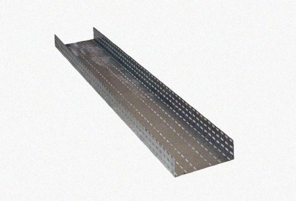 Лоток перфорированный ЛМ 400х50х3000 УТ1,5, оцинкованный лист S1,0