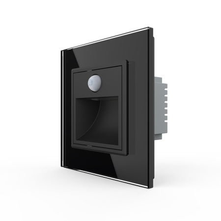 Подсветка лестницы, пола с датчиком движения Черная Livolo