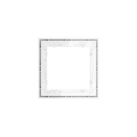 Рамка пластиковая Voltum S70 на 1 пост, (белый глянцевый)