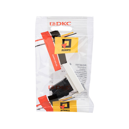 USB 2.0 розетка модульная, тип А-А, "Avanti", "Белое облако", 1 модуль DKC