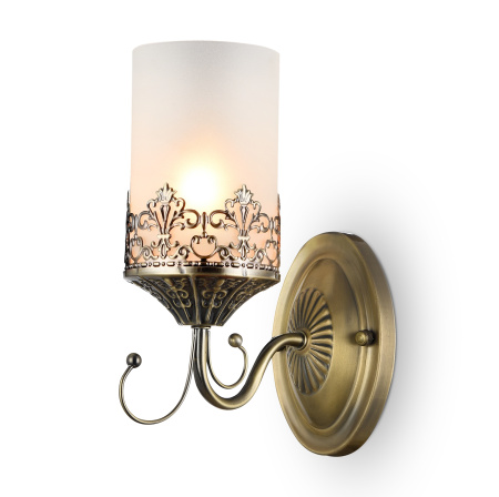 Настенный светильник (бра) 1*E14 60Вт Бронза IP20 Sherborne FR2563-WL-01-BZ Freya