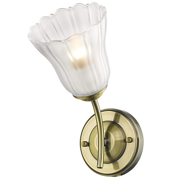 Бра Бронза/Белый E27 1*60Вт 728-501-01 VELANTE