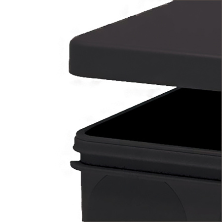 Коробка разветвительная 2х компонентная HF EBX40-38-67 100*100*50мм,8 вводов,IP67,черная(GE42455-05) STEKKER