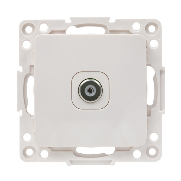 Стокгольм Механизм Розетки TV 1-местной 75Ом 5-862МГц белый EKF