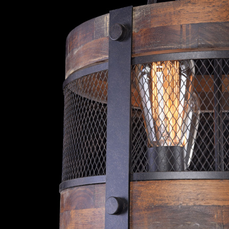 Подвесной светильник 3*E27 60Вт Черный IP20 Vittoria FR4561-PL-03-B Freya