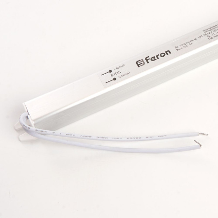 Блок питания для светодиодной ленты 48W 24V (ультратонкий драйвер), LB001 Feron