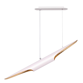 Подвесной свет-к GU10 LED 2*12W 220V WHITNEY бел/золот/мет ODEON LIGHT