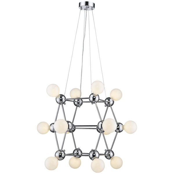 Люстра подвесная Хром/Хром E27 14*60Вт WE234.14.103 WERTMARK