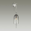 Бра с выкл.E14 1*40W BELL серебристый/дымчатый/стекло ODEON LIGHT