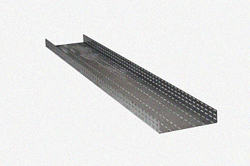 Лоток глухой ЛМГ 600х100х2000 УТ1,5, оцинкованный лист S1,5