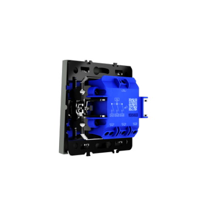 Выключатель встраиваемый Voltum S70 трехклавишный 10А, (титан)