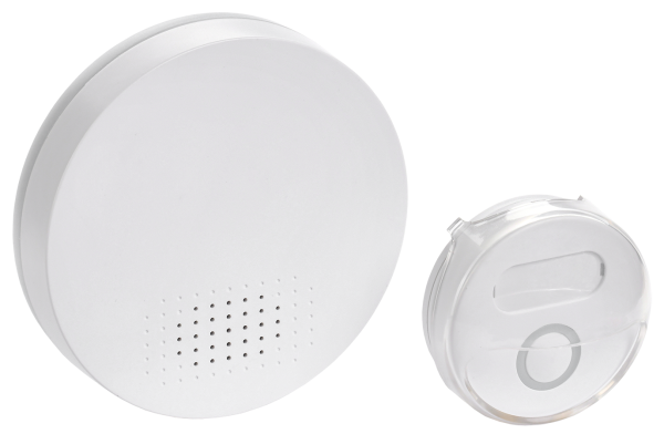 Звонок беспроводной ДЗБ4-36М (36 мелодий) белый IEK