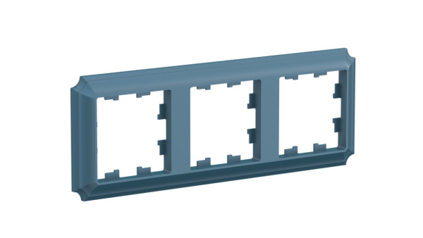 ATLASDESIGN ANTIQUE 3-постовая РАМКА, универсальная, ИЗУМРУД Schneider Electric