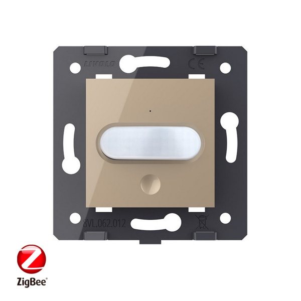 Датчик движения ZigBee, цвет золотой (механизм) Livolo