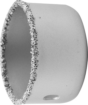 Коронка-чашка "ЭКСПЕРТ" с карбид-вольфрамовой крошкой, высота 25мм, 51мм ЗУБР