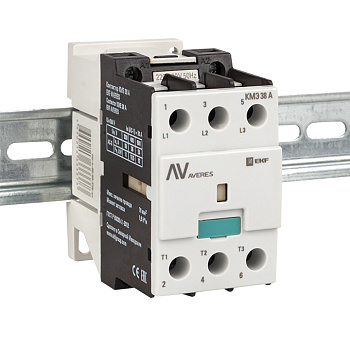 Контактор КМЭ 38А 230В АС AVERES EKF