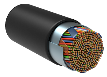 ITK Витая пара F/UTP кат.5E 25х2х24AWG solid LDPE черный (305м)