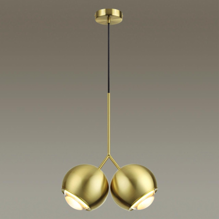 Подвесной св-к IP20 LED 12W 600Лм 3000К MIA золотистый/металл B ODEON LIGHT