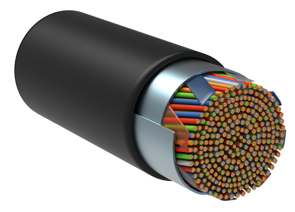 ITK Витая пара F/UTP кат.5E 25х2х24AWG solid LDPE черный (305м)