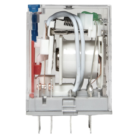 Реле промежуточное с кнопкой и мех.индикацией RPAt 22/4 5A 110В DC AVERES EKF