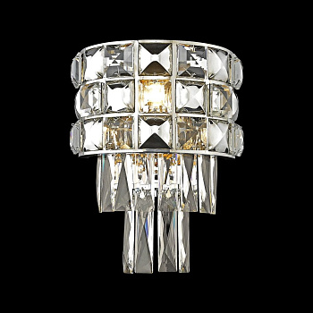 Бра Хром/Прозрачный E14 3*40Вт WE133.03.101 WERTMARK