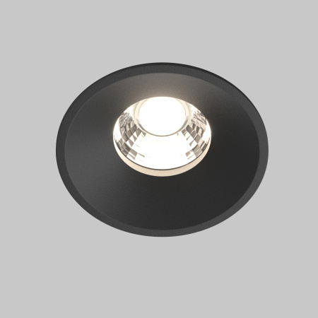 Встраиваемый светильник LED 12Вт Черный IP20 Downlight DL058-12W4K-B Technical Maytoni