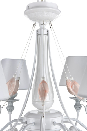Люстра 6*E14 40Вт Жемчужный белый IP20 Adelia ARM540-06-W Maytoni