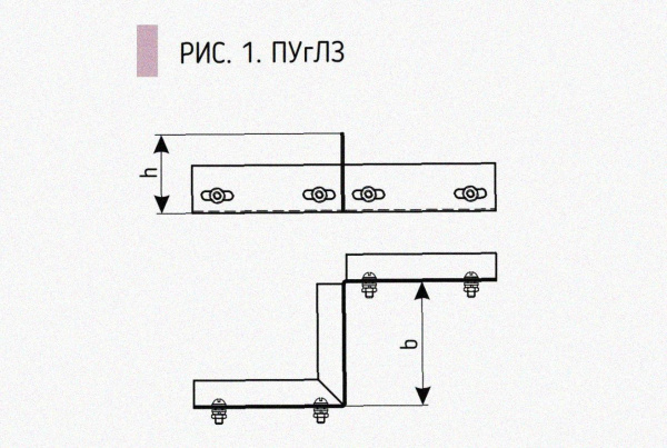 Соединитель-переходник замковый ПУгПЗ 25х100 УТ1,5, оцинкованный лист, S1,2