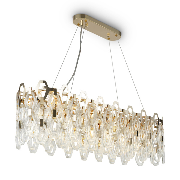 Подвесной светильник 10*E14 40Вт Золото IP20 Tissage MOD490PL-10G Maytoni