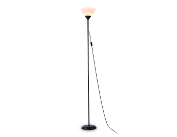 Светильник напольный с выключателем на проводе TR97618 BK черный E27 max 40W D245*1760 Ambrella Light